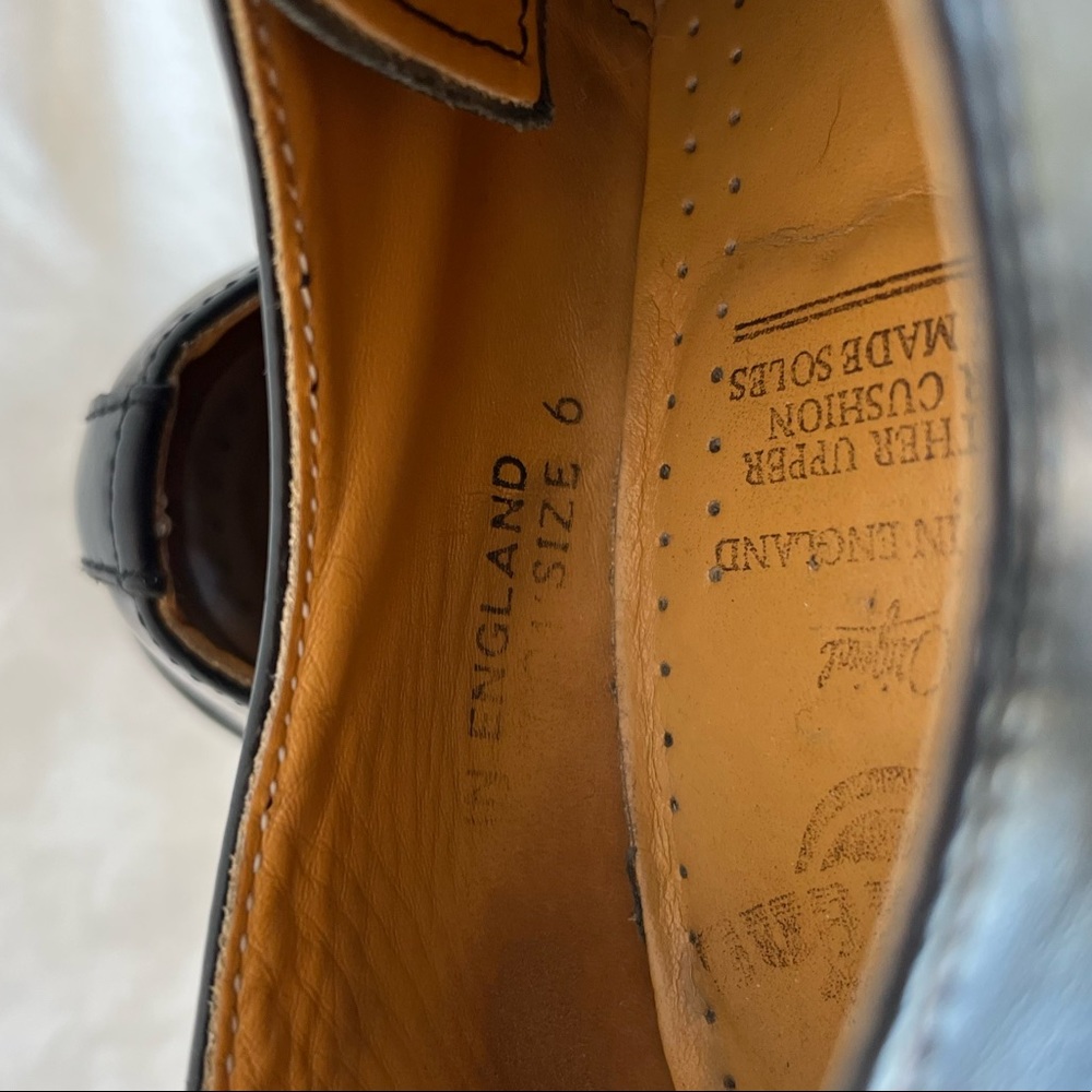 Men’s 6 Women’s 8 Dr. Marten’s 1461 Vintage Made in England Oxford Shoes Black - Picture 10 of 11